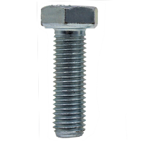 1/2"-13 x 3" Hex Cap Screws, Grade 5 Zinc Cr+3 (China), Partially Threaded, Qty 200