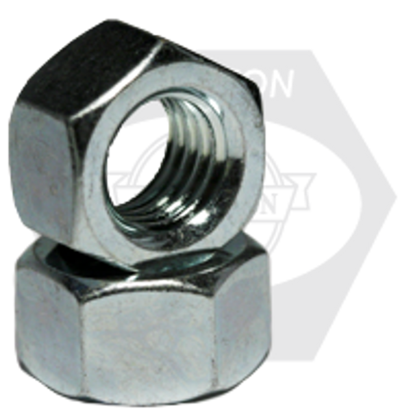 2 1/4"-4 1/2 Hex Nuts, Coarse, Low Carbon Zinc Cr+3, Qty 15