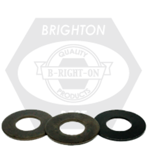 1/4" USS Flat Washers Med. Carbon Thru-Hardened Plain (Import), Qty 7500