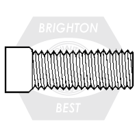 7/16"-14 x 1 1/4" Gd 5 Clip Head Plow Bolt, Plain Finish, Fully Threaded, Qty 400