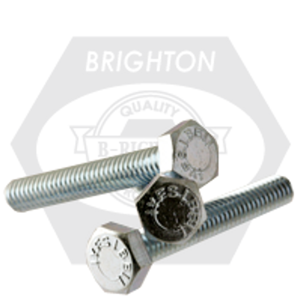 1/2"-13 x 1 1/4" Grade 5 Hex Tap Bolts Med. Carbon Zinc Cr+3, Fully Threaded, Qty 400