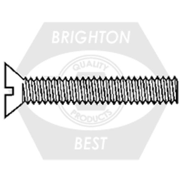 1/4"-20 x 3/4" Flat Head Phillips Machine Screw, Plain Finish, Fully Threaded, Qty 3000