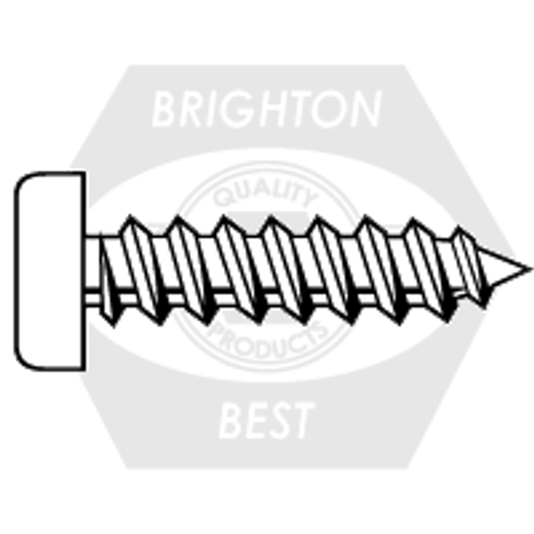 #8 x 1" Flat Head Phillips Particle Board Screws Plain, Hardened, Qty 8000