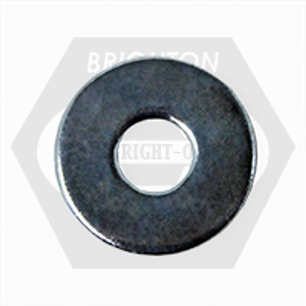 M7, DIN 9021B Fender Washer, Grade C Zinc Cr+3, Qty 4000