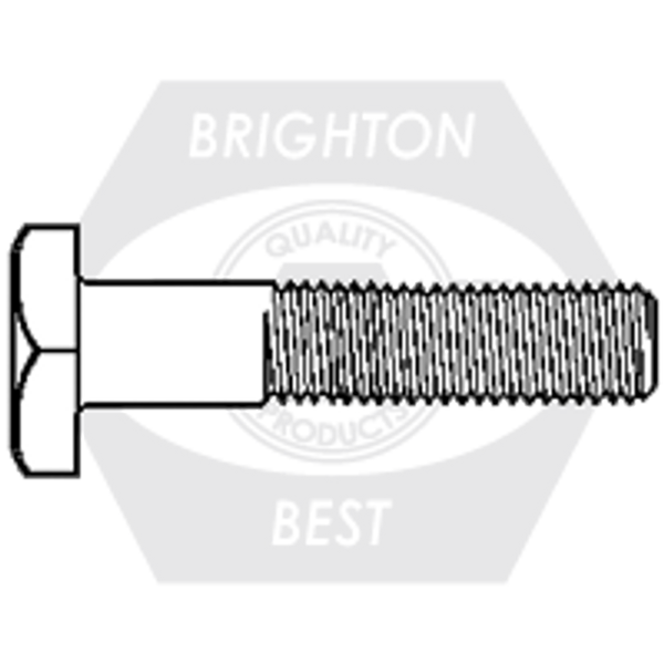 5/8"-11 x 1 1/2" A307 Grade A Square Head Bolt Zinc Cr+3, Fully Threaded, Qty 300