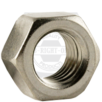 7/16"-14, Coarse, Hex Nuts, Coarse,, 18-8 Stainless Steel A2, Qty 100