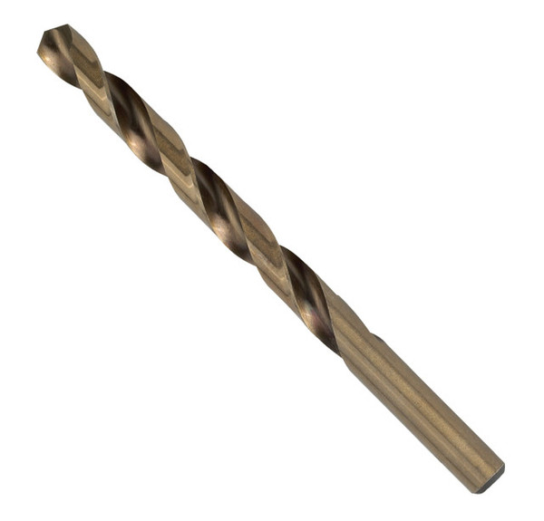 5/64" (0.0781) Cobalt 135 Deg Jobber Proferred M35 Cobalt Twist Drill Bit, Qty 12