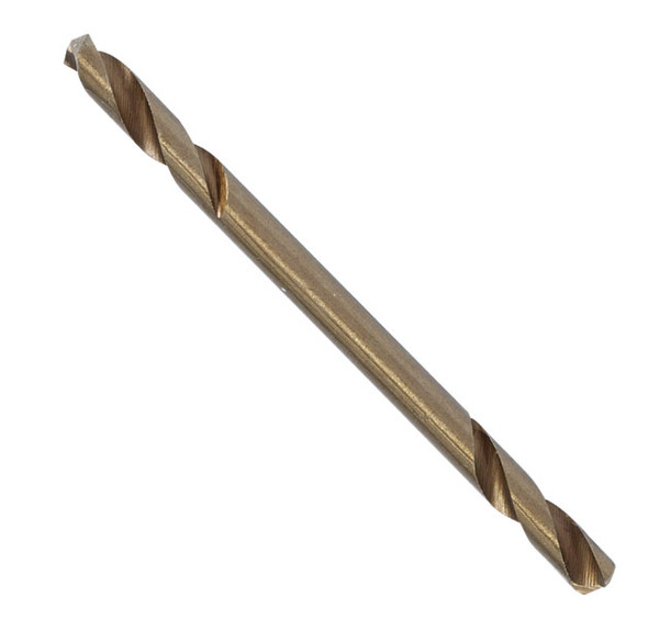 #30 (0.1285) Double End 135Deg Cobalt Proferred M42 Cobalt Twist Drill Bit, Qty 12