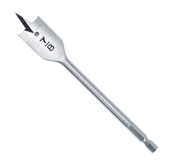 1-1/4" x 6" Spade Bit 1/4" Hex Shank Spade Bit, Qty 1