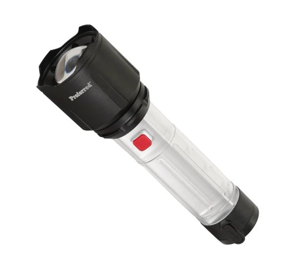1,000 Lumen Rechargable Flashlight With Focus Beam And Lante Flash & Work Lights (Battery Included), Qty 5