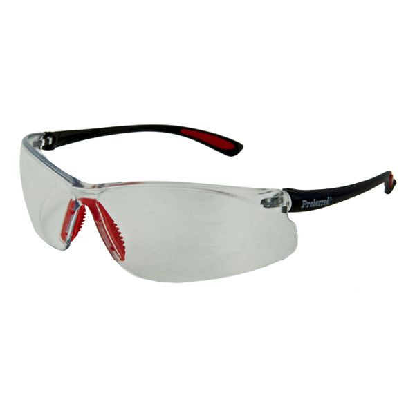 Proferred 200 Clear Lens As Safety Glasses Ansi Z87.1 Compliant, Qty 12