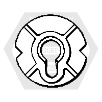 3/4" Round Malleable Iron Washers Zinc Cr+3, Qty 40