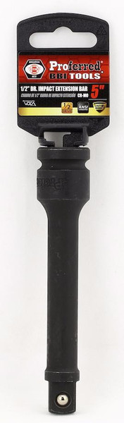 3/8" Drive,6" Drive Impact Extension Bar, Qty 1