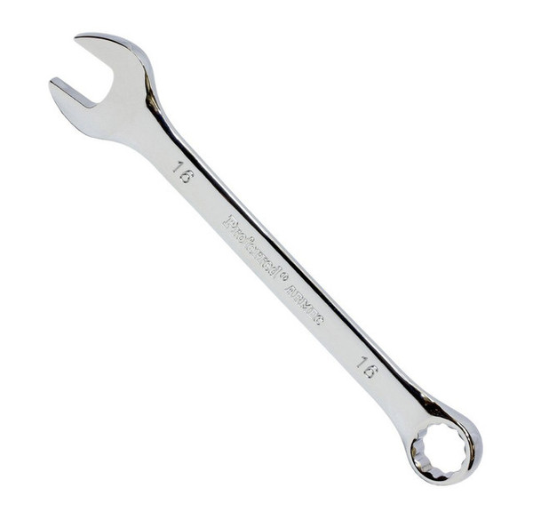 10mm (3/8") Chrome Finish Proferred Combination Wrench , Chrome Finish, Qty 1