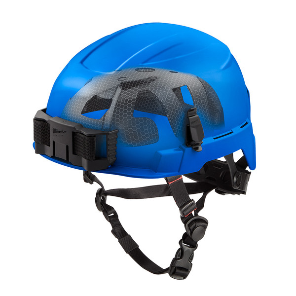 Milwaukee 48-73-1355 BOLT Blue Safety Helmet with IMPACT ARMOR Liner (USA) - Type 2, Class E Milwaukee 48-73-1355 BOLT Blue Safety Helmet with IMPACT ARMOR Liner (USA) - Type 2, Class E