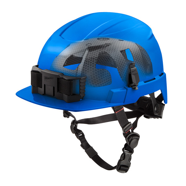 Milwaukee 48-73-1369 BOLT Blue Front Brim Safety Helmet with IMPACT ARMOR Liner (USA) - Type 2, Class E Milwaukee 48-73-1369 BOLT Blue Front Brim Safety Helmet with IMPACT ARMOR Liner (USA) - Type 2, Class E