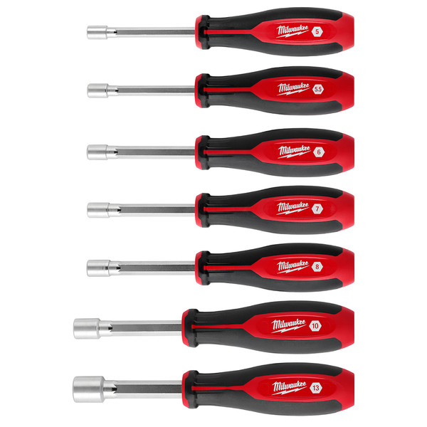 Milwaukee 48-22-2448 7pc Metric HollowCore Nut Driver Set
