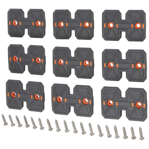 Klein Tools BCRP05 Hard Tool Module Flaps, Rail System, 9-Pack