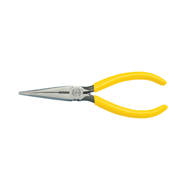Klein Tools D203-7C Pliers, Needle Nose Side-Cutters with Spring, 7-Inch