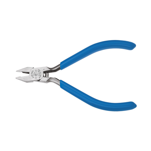 Klein Tools D230-4C Diagonal Cutting Pliers, Electronics Nickel Ribbon Wire Cutter, 4-Inch