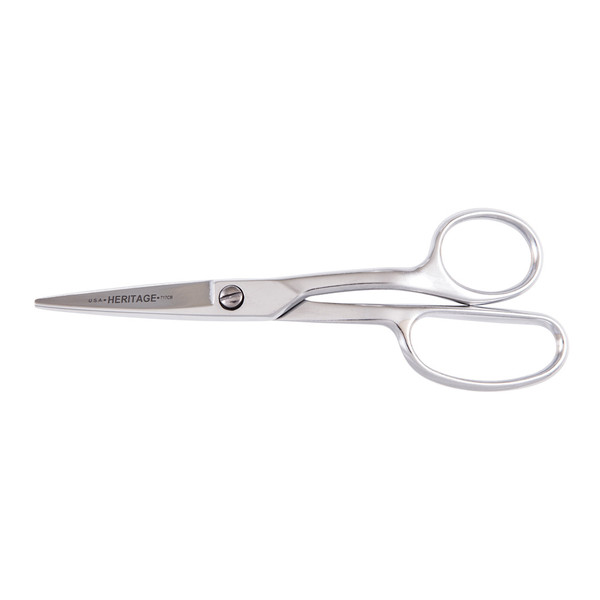 Klein Tools GP717CB Carpet Napping Shear, Curved Handle, Blunt, 8-Inch