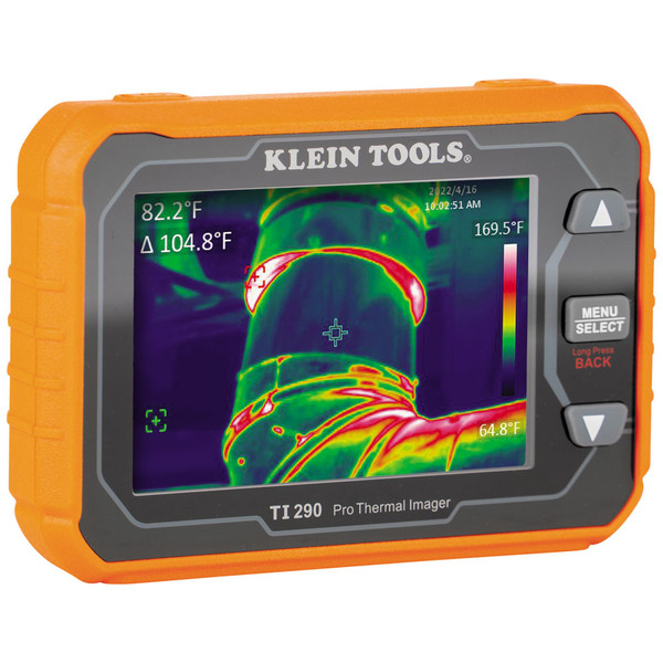 Klein Tools TI290 Rechargeable Pro Thermal Imaging Camera, 49,000 Pixels, Wi-Fi Data Transfer
