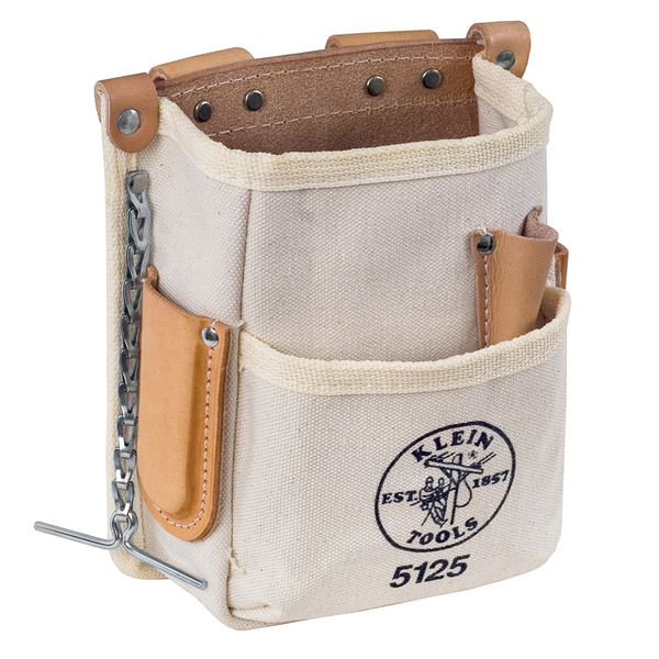 Klein Tools 5125 Tool Pouch, 5-Pocket, Canvas
