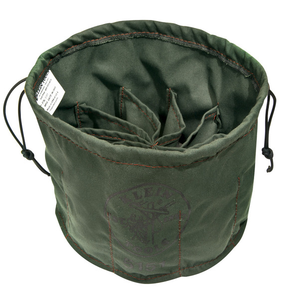Klein Tools 5151 Drawstring Bag, 10-Compartment