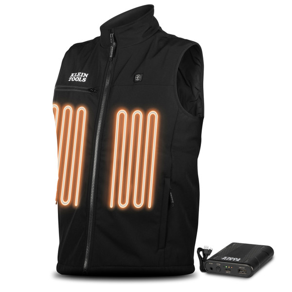 Klein Tools 60955 Heated Base Layer Vest, Extra-Large