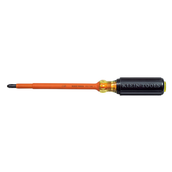Klein Tools 6337INS Insulated Screwdriver, #3 Phillips, 7-Inch Round Shank
