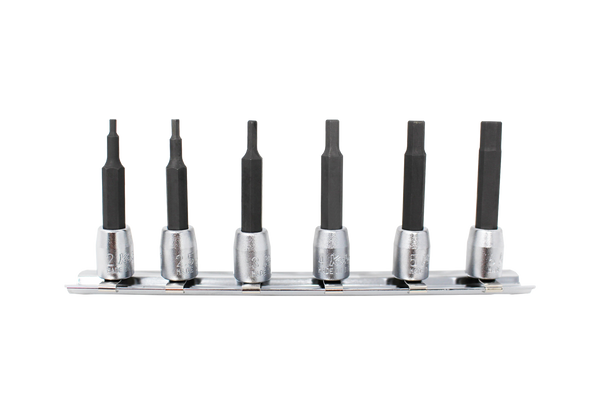 Ko-ken RS2010M/6-L50 6 piece 1/4" Sq. Drive 50mm Hex Bit Socket Set 2-6mm