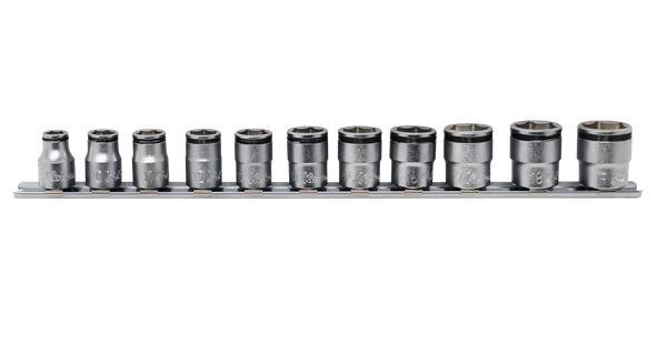 Ko-ken RS3450M/11 3/8 Sq Dr NUT GRIP Socket Set 8mm-19mm - 11 piece - RS3450M/11