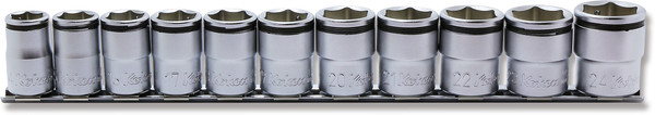 Ko-ken RS4450M/11 1/2 Sq. Dr. NUT GRIP Socket Set, - 11 Pieces. 14-24mm - RS4450M/11