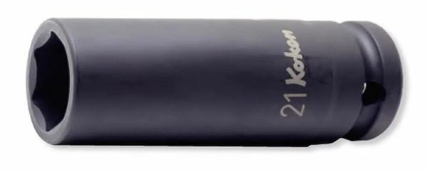 Ko-ken 14113M-17 1/2 Sq. Dr. Wheel Nut Socket 17mm 6 point Length 80mm