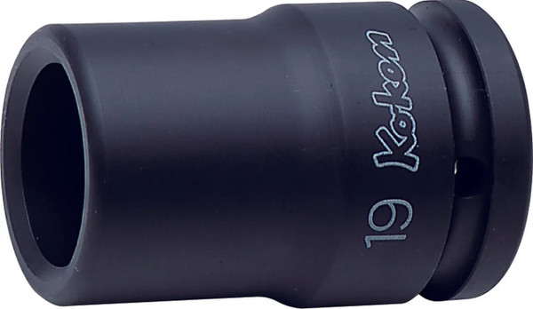 Ko-ken 16317M-22 3/4 Sq. Dr. Rear Wheel Nut Socket 22mm Square Length 67mm