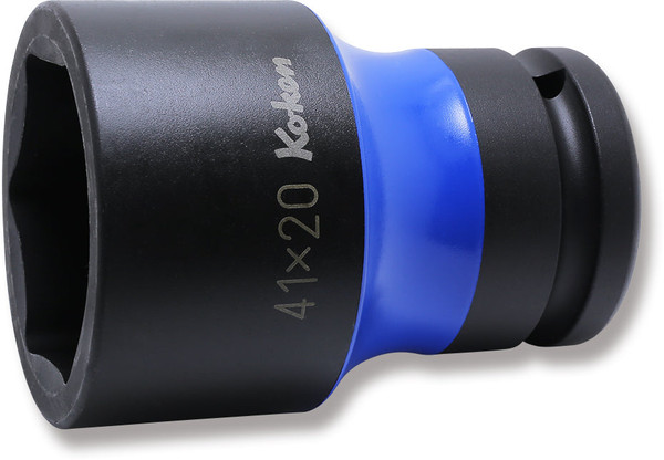 Ko-ken PW6P-41X20 3/4 Sq. Dr. Color Coded Rear Wheel Nut Socket 41 x 20mm Hex x Square