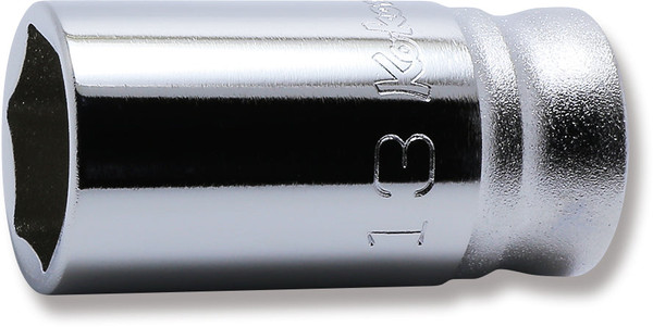 Ko-ken 3300XZ-13 3/8 Sq. Dr. Socket 13mm 6 point Length 35mm Z-series