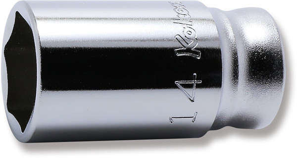 Ko-ken 3300XZ-14 3/8 Sq. Dr. Socket 14mm 6 point Length 35mm Z-series