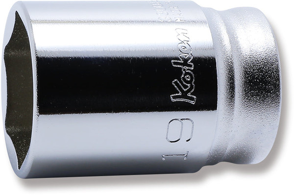 Ko-ken 3300XZ-19 3/8 Sq. Dr. Socket 19mm 6 point Length 35mm Z-series