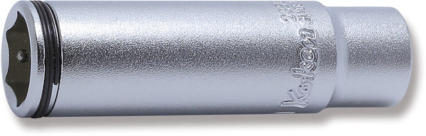 Ko-ken 2350M-6 1/4 Sq. Dr. Deep NUT GRIP Socket 6mm