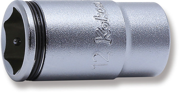 Ko-ken 2350X-12 1/4 Sq. Dr. Semi-Deep NUT GRIP Socket 12mm
