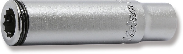 Ko-ken 2355A-9/32 1/4" Sq. Drive 12-Point SAE Deep Nut Grip Socket in 9/32