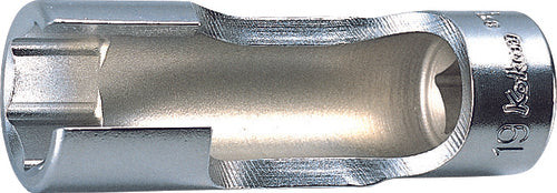 Ko-ken 3300FN-21 3/8 Sq. Dr. Flare Nut Metric Chrome Socket in 21mm