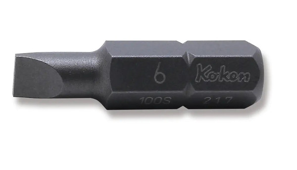 Ko-ken 100S.32-6 5/16 Hex Dr. Bit Slotted 1.0 x 6 Length 32mm