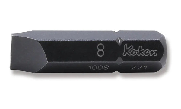 Ko-ken 100S.32-8 5/16 Hex Dr. Bit Slotted 1.2 x 8 Length 32mm