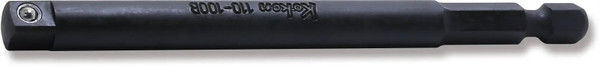 Ko-ken 110-100B 1/4 Hex Dr. Adaptor 1/4 Square Length 100mm Ball type