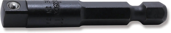 Ko-ken 110-50B 1/4 Hex Dr. Adaptor 1/4 Square Length 50mm Ball type