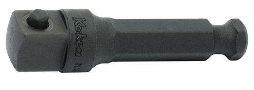 Ko-ken 120-50P 5/16 Hex Dr. Adaptor 3/8 Square Length 50mm Pin type