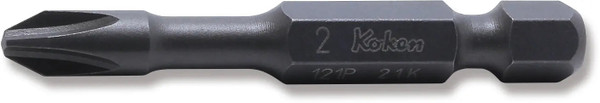 Ko-ken 121P.50-2 1/4 Hex Dr. Bit PH2 Length 50mm