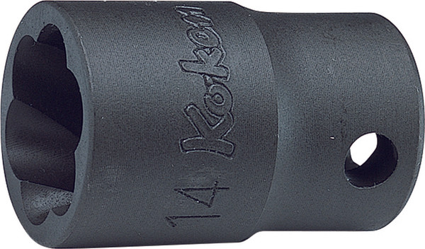 Ko-ken 3127-14 3/8 Sq. Dr. Nut Twister 14mm Length 32mm